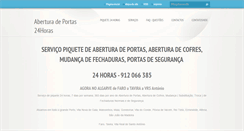 Desktop Screenshot of aberturadeportas24.com