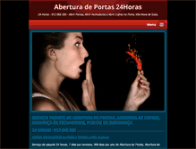 Tablet Screenshot of aberturadeportas24.com